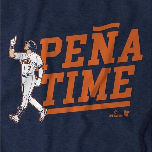 BreakingT Mens Jeremy Pena Time Short Sleeve Cotton T-Shirt in Navy 2XL MSRP $32 - Picture 1 of 5